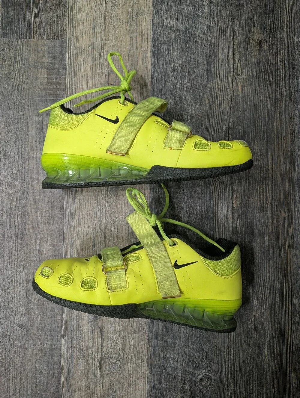 Nike Romaleos 2 Weightlifting Shoes Mens Size 11 Volt Color